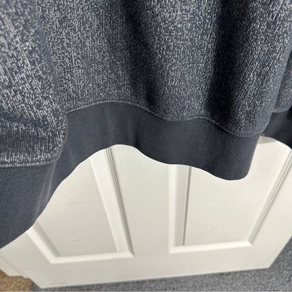 Orvis sweater, gray/white, heavyweight. XL. cotton/poly, cozy, warm - Picture 8 of 12